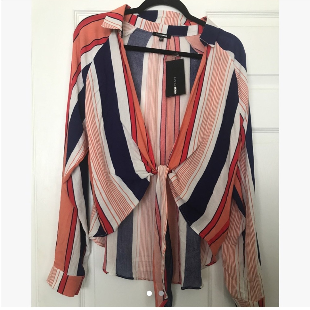 Low cut blouse
